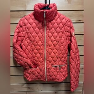 Michael Kors Coral Quilted Puffer Jacket